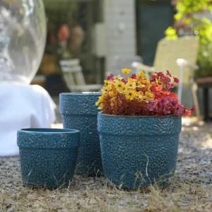 Handmade Ceramic Planter, Set of 3