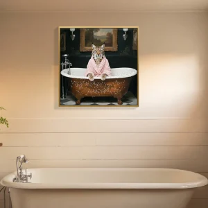 Bathtub Wall Art Print Poster